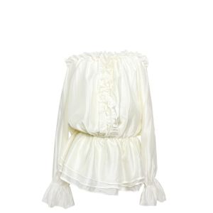 VKSOD | Off Shoulder Romantic Blouse Thin