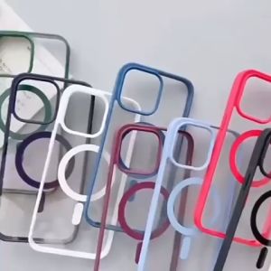 Premium Softcase Magsafe Magnetic Candy Clear HD Untuk iPhone 15, 14, 13, 12, 11 Pro Max Plus XR X XS Soft Case Bening Transparan Cover Camera Protector Wireless Charging Silikon Silicone Jelly