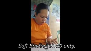 Print and Soft Binding [50 pages and below only] A4 size
