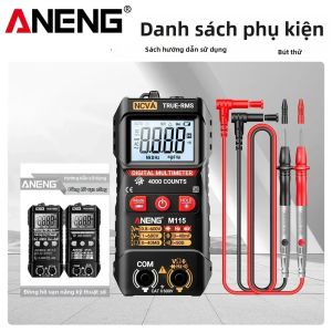 ANENG | ANENG M115 Đồng Hồ Vạn Năng Kỹ Thuật Số 4000 Đếm 600V AC/DC Máy Dò Điện Áp Máy Đo Tần Số Điện Dung Với Công Cụ Kiểm Tra Mạch Đèn Pin NCV