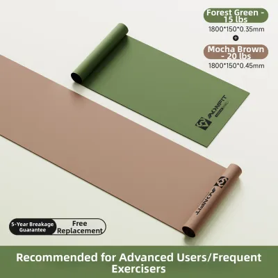 Pilates Yoga Warm-Up Strength Training Resistance Bands 10 lbs