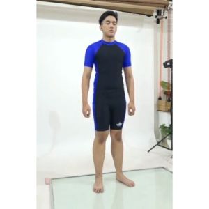 Baju Renang pria Remaja Dan Dewasa Setelan Lengan Pendek Dan Celana Pendek