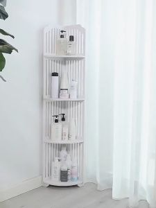 ชั้นวางห้องน้ำ 4 ชั้น เป็นชั้นวางเข้ามุม เป็นชั้นวางที่เหมาะสมในห้องน้ำ และมีเก็บของสามารถนำไปใช้ในห้องน้ำ โดดเด่นด้วยบริษัทเอนกประสงค์