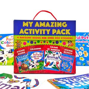 Igloo Books My Amazing Activity Pack 4 Awesome Books and Over 300 Stickers