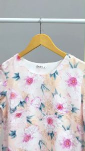 Áo trung niên thiết kế tinh tế nhẹ nhàng chất liệu Voan Hàn cao cấp thoáng mát AN4Y0333 Thời trang Thiều Hoa