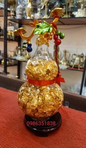 Bộ tam sự đỉnh nến cao 35 cm  tai rồng - đỉnh đồng nguyên chất