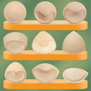 Ultra-Thin Sports Bra Inserts for Women Replacement Sponge Lingerie Pads with Gathered Design by Water Cloud Beam