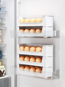 Stackable Refrigerator Side Door Egg Holder For Kitchen