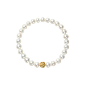 Traditional Chinese Freshwater Pearl 925 Silver Bracelet