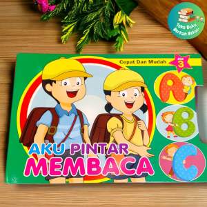 buku aku pintar membaca jilid 332 halaman (19×27cm)