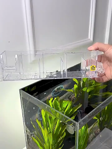 กรองแขวนแบบใส กรองบนตู้ปลา Top Filter สะอาดมากขึ้น GD-18 เติมออกซิเจน กรองน้ำ