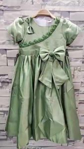 3-10 Tahun Baju Pesta Anak Putri Besar Gaun Kostum Bow Elegan Formal Evening Wedding Gaun Anak