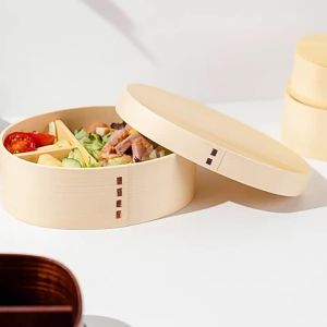 Rice Box Wooden Bento