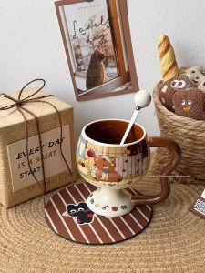 Tách Sứ Quà Tặng Đôi Thiết Kế Hoạt Hình Dễ Thương
