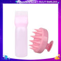 Scalp Massager Shampoo Brush and Root Comb Applicator Bottle  2 sets. 