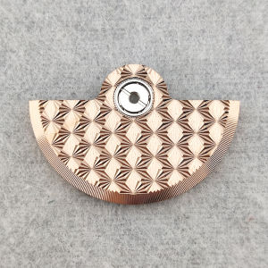 NH35 Oscillating Weight Rotors Diamond Floral Texture Metal Rotors Compatible Fits NH35 NH36 NH38 4R Movement Replacement Parts