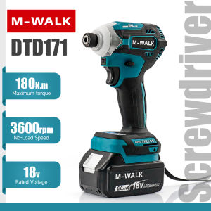 DTD171 3600RPM Brushless Electric Screwdriver Impact Driver Cordless Electric Drill 180N.m Power Tool For Makita 18v Battery Pin