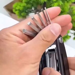 Mini Tool Portable Kunci L Shock Peralatan Serbaguna Motor & Sepeda