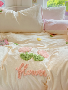 susan | Adorable Towel Embroidery Washable Bedding Set