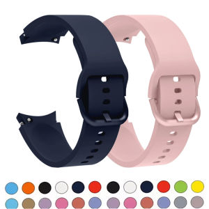 Original Straps For Samsung Galaxy Watch 4/5/6/7/5 Pro/classic 44mm 40mm 45mm Silicone Sport Bracelet correa Galaxy Watch 4 Band