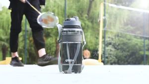 700ml/1L/2L/3L Large Capacity Leakproof BPA-Free Plastic Water Bottle with gym bottle sport BPA Free Straw and Strap