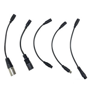 DC Plug Conversion Cable 5.5mm DC to XLR Aviation 8mm Connector Power Cable Adapter Universal Car Battery Charger Conversion