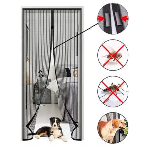 Punch-free Magnetic Mosquito Net Anti Bug Insect Fly Mesh Door Curtains Automatic Closing Screen Suitable For Home Sliding Door