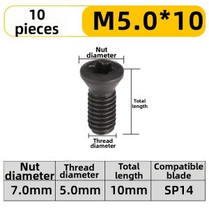 DIANRUI | High Strength 12.9 Grade Torx Screw For CNC Tools