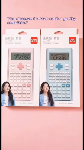 Deli 1700 Scientific Calculator For Student 240 Functions 10+2 Digits HD Large Screen