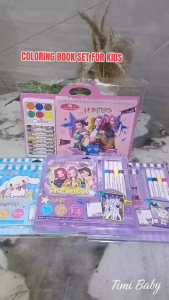 Timi Baby K-pop Hunters Graffiti Arts Book fun Coloring Pages Kids Birthday Gifts Crayon Playbook Coloring Book