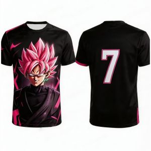 Bandai | Summer 2026Dragon Ball Wukong & Vegeta "Free Extreme + Super Purple" 7 Joint Theme 3D Print Breathable T-shirt Adult Parents Top