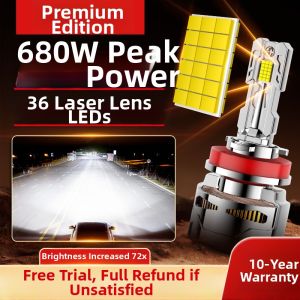 UNJOYLIOD | For 12-15 Mercedes GLK Led Headlight Beam Lamp