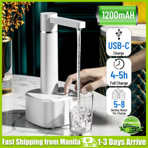 USB Rechargeable Electric Dispenser Pump Water Dispenser Pump Automatic Portable Travel Outdoor Electric Suction Water Bucket Pump