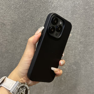 Simple Design Pure Color Wheat Straw Phone Case for  15 16 17 15Promax 14Pro 13 12 Anti-Fall Protection 11 High-End 15Plus