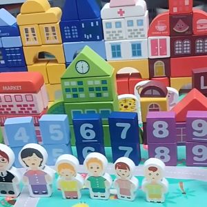 105PCS Childrens Building Block Assembly Puzzle Baby Large Particle Early Education Toys