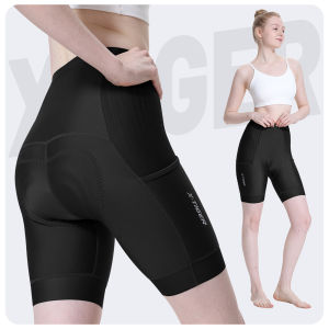 X-TIGER Women Cycling Shorts 6D Gel Padded Shockproof MTB Mountian Bicycle Shorts Road Racing Bike Shorts Womens shorts