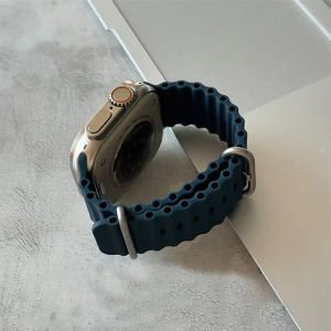 Strap for Watch Ultra 2/1 49mm 45mm 44mm 41mm 40mm 42mm 46mm lWatch Series 12 11 10 9 8 7 6 5 4 3 2 1 SE Breathable Silicone Band