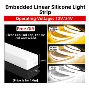 SHUOYU | Waterproof Self-Adhesive Flexible Silicone Recessed LED Strip Light