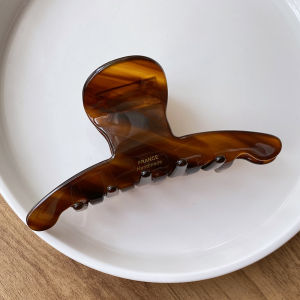 กิ๊บติดผมสไตล์ฝรั่งเศสขั้นสูงเกาหลีฝรั่งเศสกิ๊บขนาดกลางคลิปฉลามครึ่งเจ้าหญิงเครื่องประดับผม