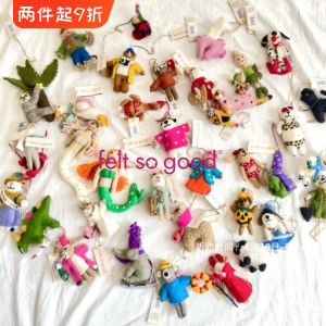 กระเป๋าถือแฟชั่นผ้าขนสัตว์ทำมือ Felt So Good แฮนด์เมด เครื่องประดับแฟชั่นสำหรับฤดูใบไม้ร่วง 2024 กระเป๋าถือแบบมีสายสะพายไหล่