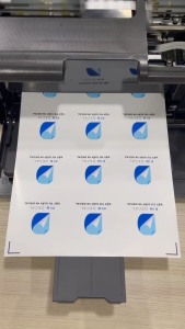 PIN DECAL - Decal giấy in đế trắng logo OJI - khổ A4 A3 - in phun mực dầu Laser Offset Photocopy