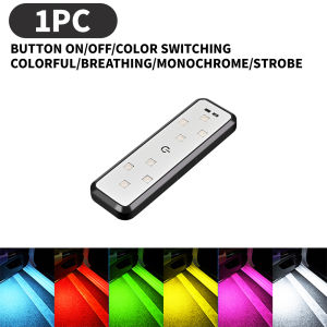 1/2PCS Car Door Lights LED Welcome Light Magnetic Control USB Charging Auto Open Door Safe Anti-collision Emergency Signal Lamp