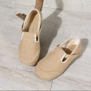 รองเท้าแตะชายหาดแบบถักด้วยมือจาก Yunnan Dali รองเท้าแตะชายหาดแบบสวมสบายระบายอากาศได้ดี รองเท้าแตะแบบสวมสำหรับคู่รัก