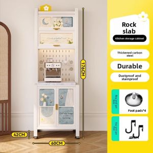 Meisda Cream Style Steel Shoe Cabinet Home Entrance Living Room Wall Mounted Integrated Storage Cabinet Multi-Function Household Furniture