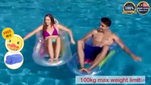 INTEX Water Inflatable Floating Row Bed Toy Lounger Drift Swim Ring Swimming Pool Terapung Kolam 58802 水上充气浮排浮床冲浪躺椅游泳圈