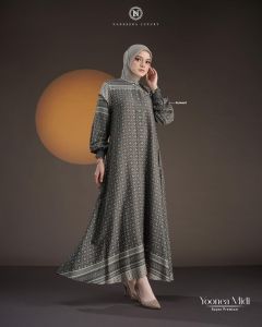 [ BISA COD ] YOONEA DRESS NADHEERA LUXURY ✅️ MIDI NADHEERA LUXURY ✅️ GAMIS NADHEERA LUXURY✅️