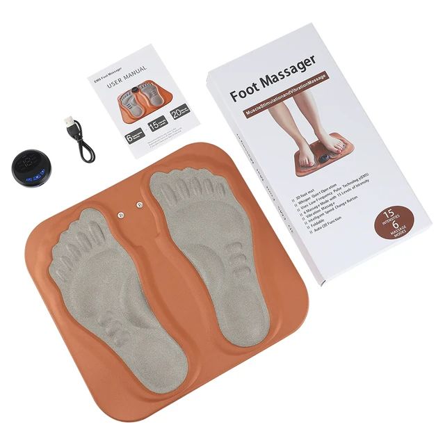 TENS Microcurrent 3D Foot Massager Pad Foldable Accupressure Mat Muscle ...