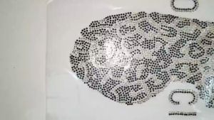 Hình đính đá ủi nhiệt trang trí