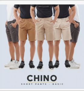 Celana Chino Pendek Atas Lutut Kualitas Premium