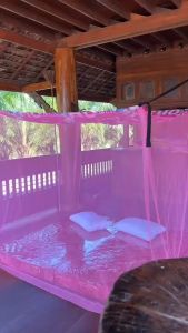 มุ้งกันยุงหลังคามีลาย ขนาด4689101214 ฟุต